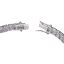 B5562,Silver 925, Cubic Ziconia, 19.5 cm
