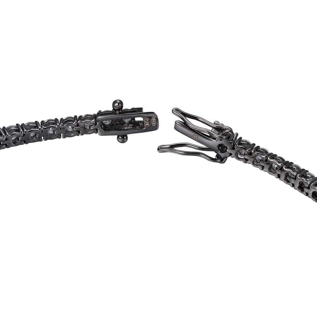 B5568,Silver 925, Cubic Zirconia, 19.5 cm