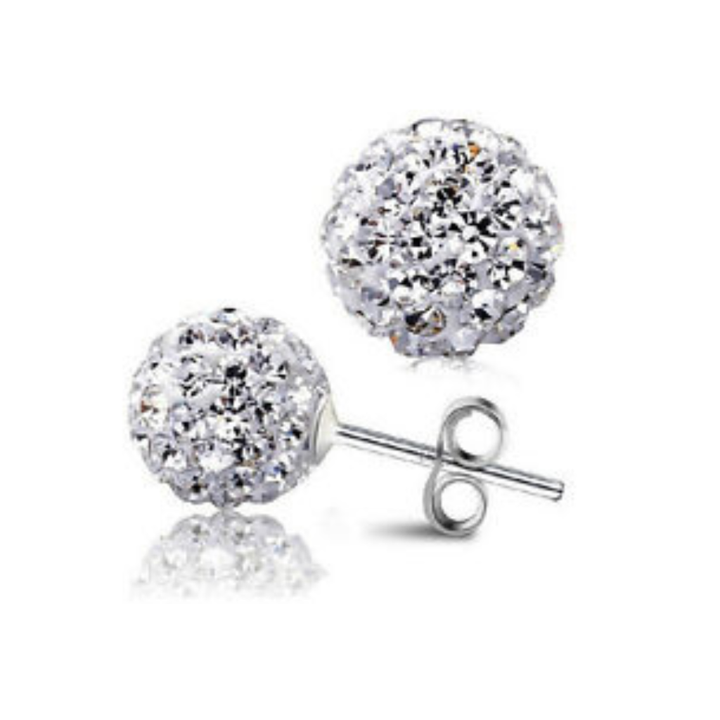 V3130, Earrings Silver. 925,  Multicolor Crystal