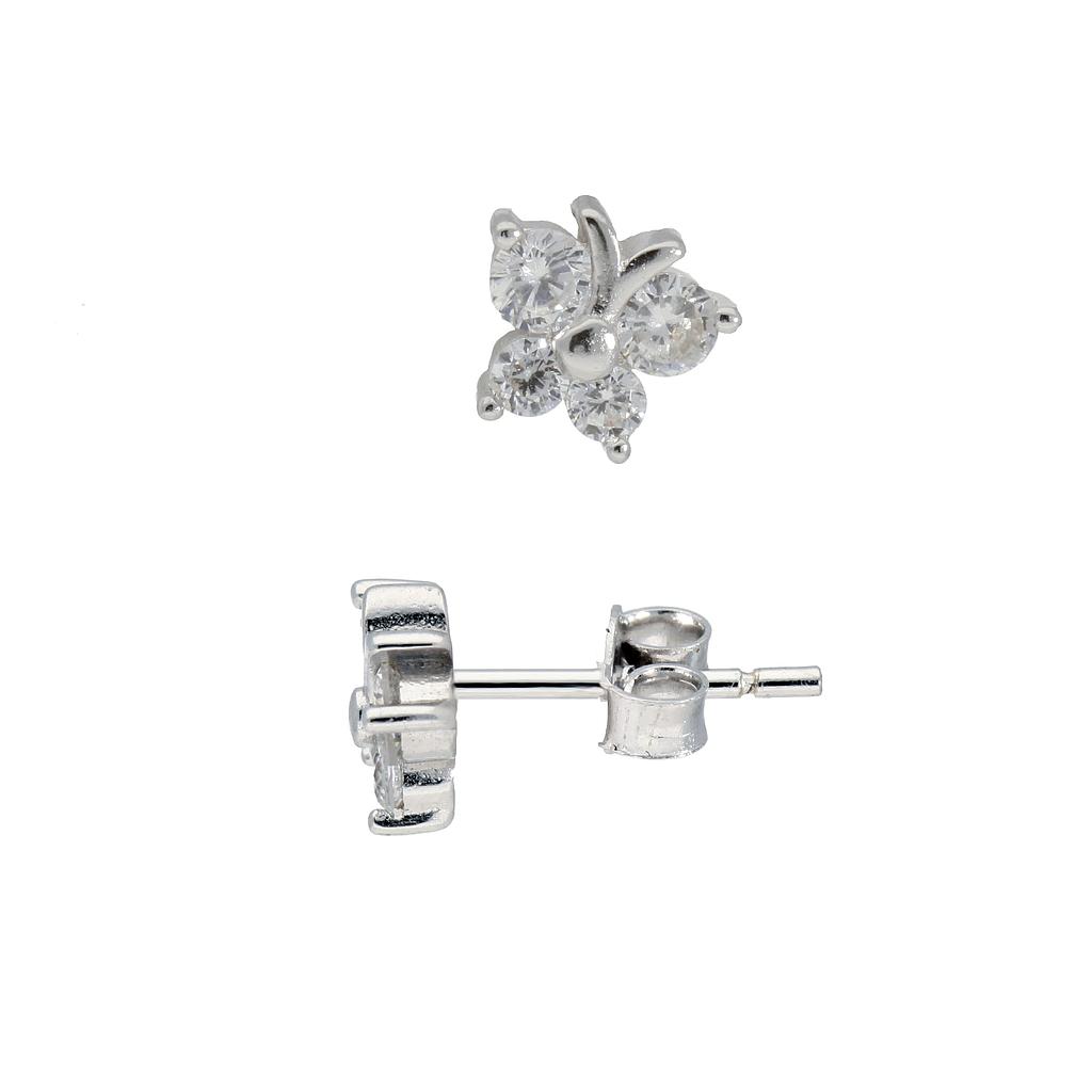 V5122, Earrings Silver 925, Rhodium Plated