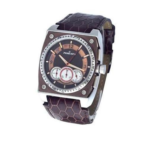 PE185BL, Watches,  brown dial,  brown strap