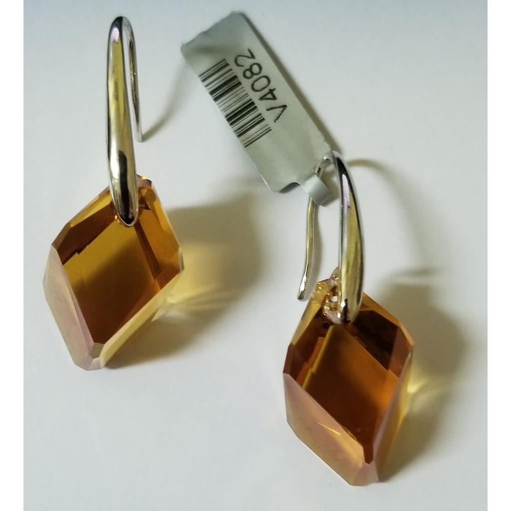 V4082 Earring, Silver 925 SW Crystal 
