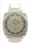 PE199RG, Watches,  S. Steel Quartz case,  white leather strap 