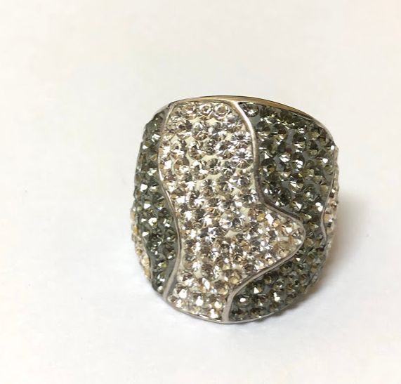u2547,Ring,Silver,Crystal