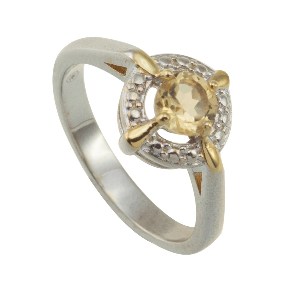 U3775, Ring Sterling Silver 925,  Citrine