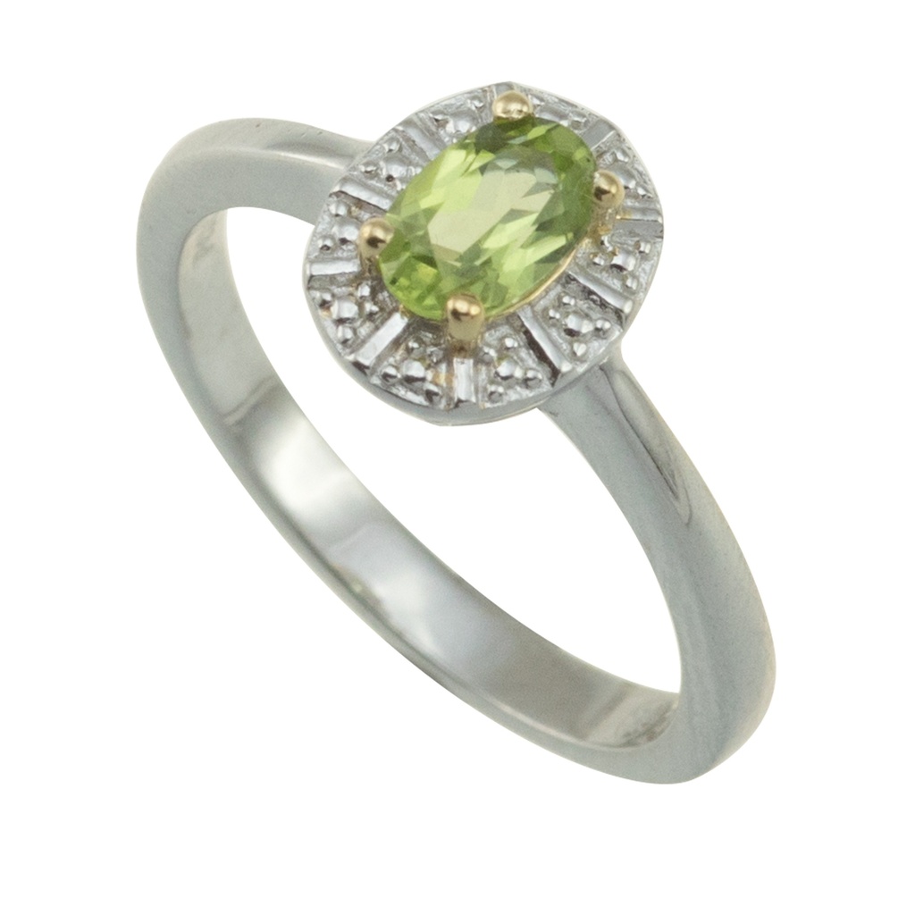 U3778, Ring Sterling Silver 925,  Peridot