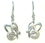 V3261, Earrings Silver. 925, Cubic Zircone Stone, Simplicity Collection