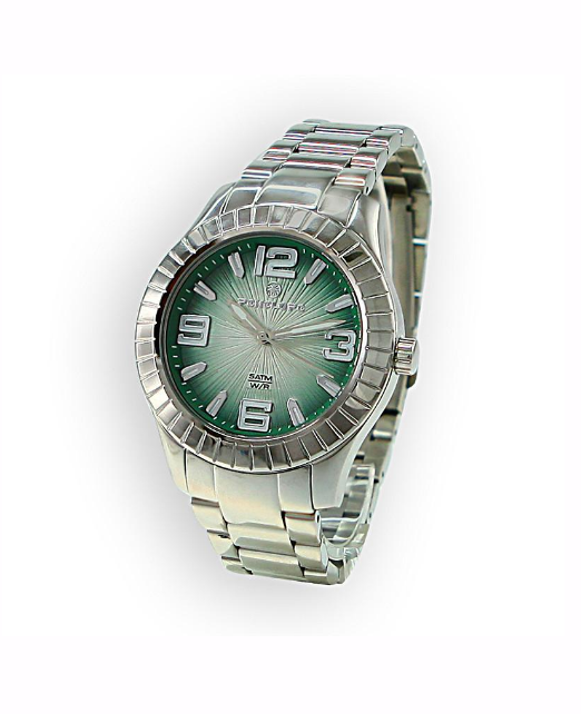 PE295SG, Watches S. Steel 316L,  Green dial