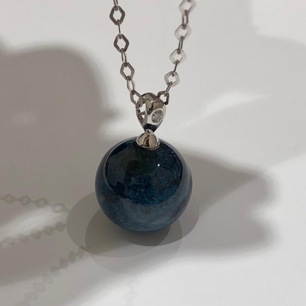 Necklace Silver 925,Chrysocolla
