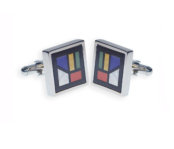 A0647, Cufflinks,  MOP,  Onyx,  Aventurin,  Natual Stone