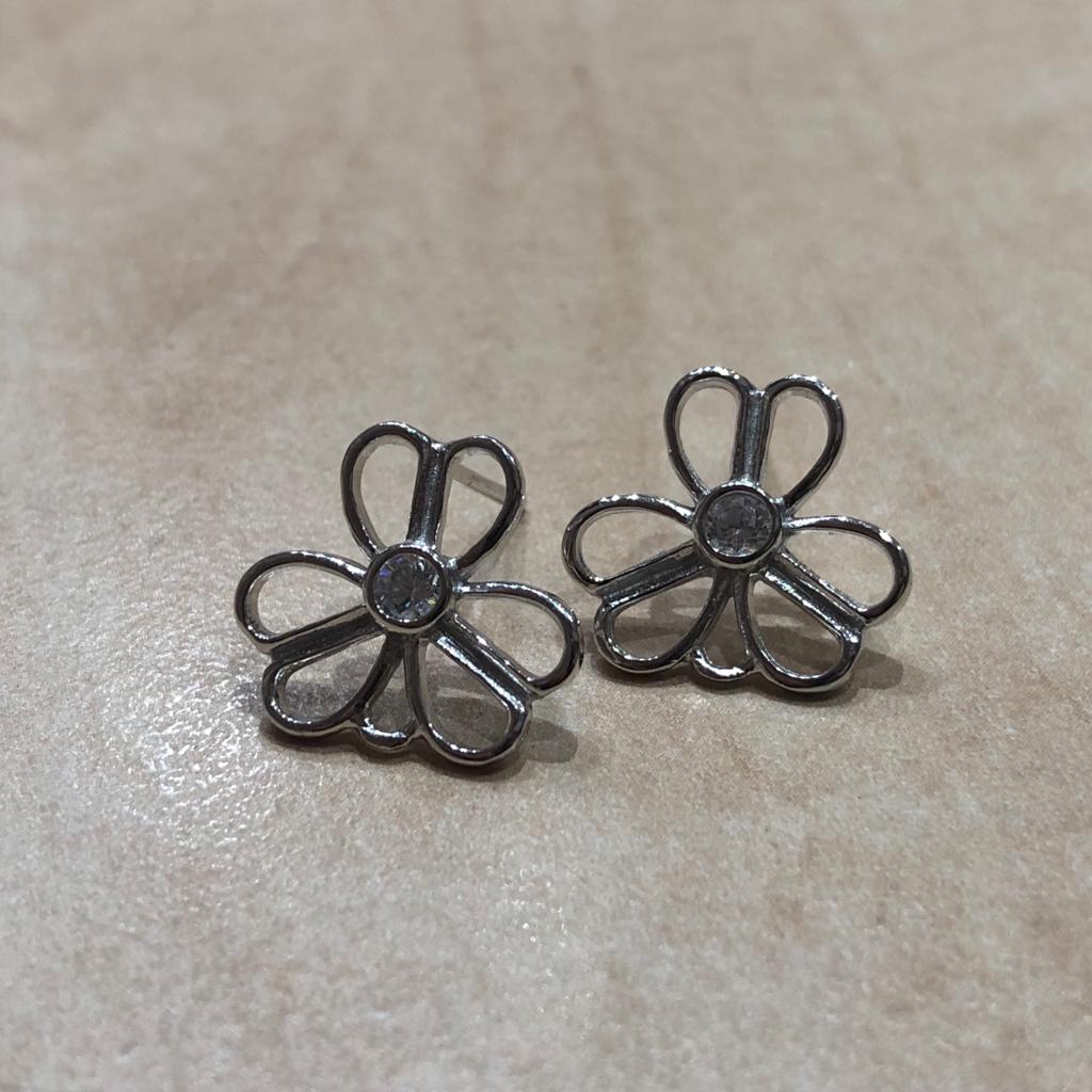 V5685, Earrings,  Silver 925,  Zircon