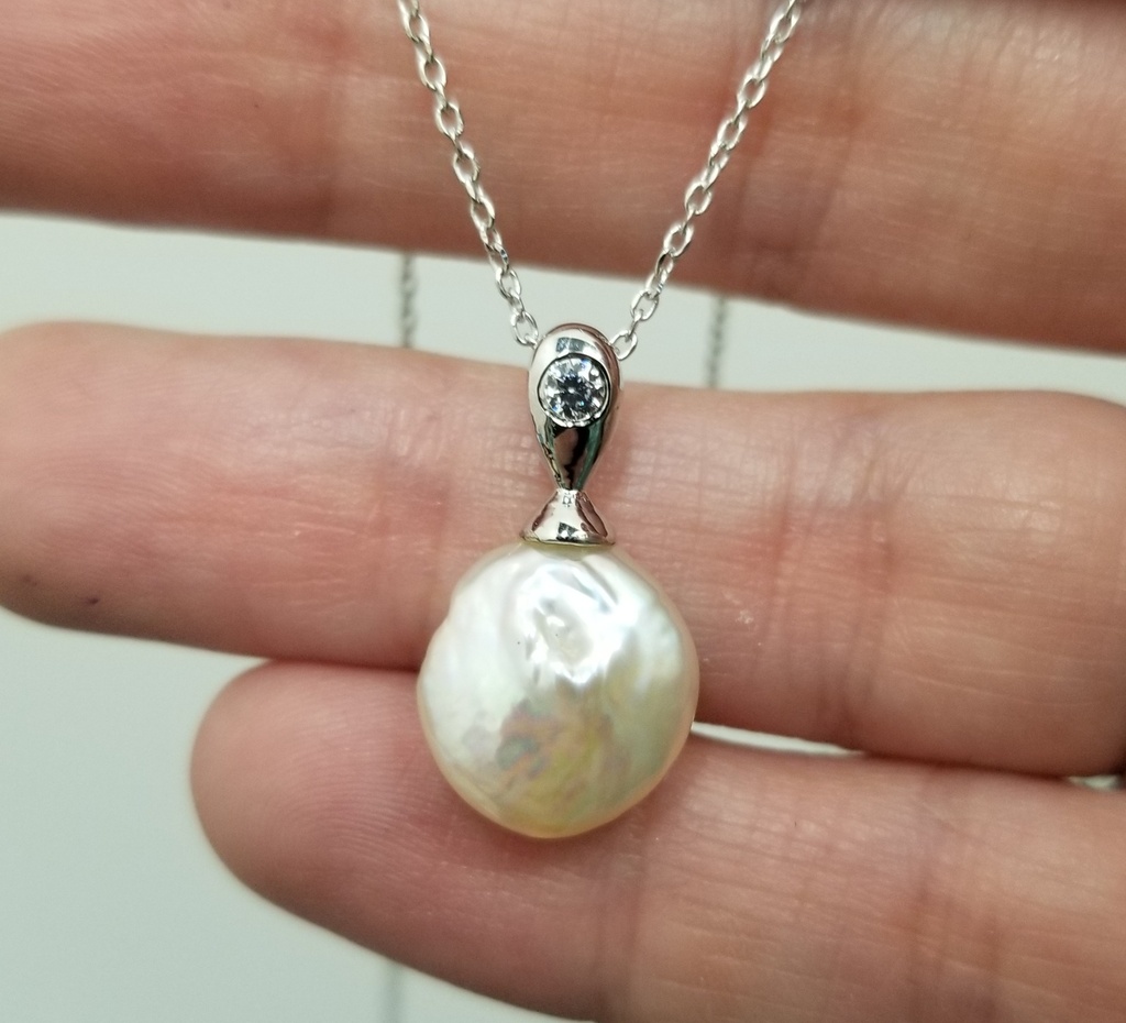N5638, Necklaces Pearl, Silver 925