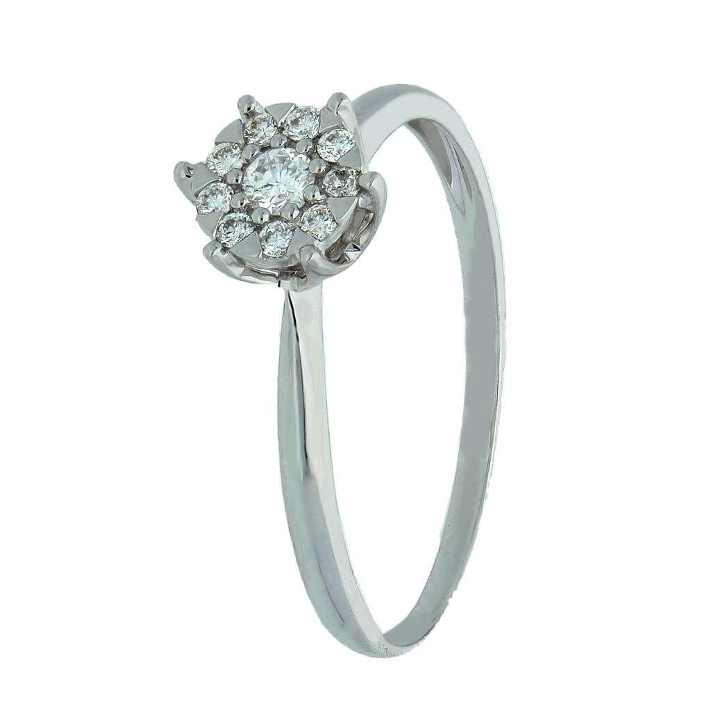 RGD297104,Ring Gold 18K ,1.4g,Dia 0.16ct,SI,GF