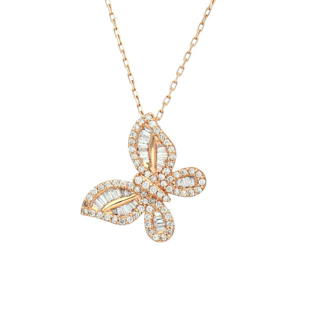 NGD545119,Necklace Gold 18K,2.5g,Dia 0.36ct,SI,GF