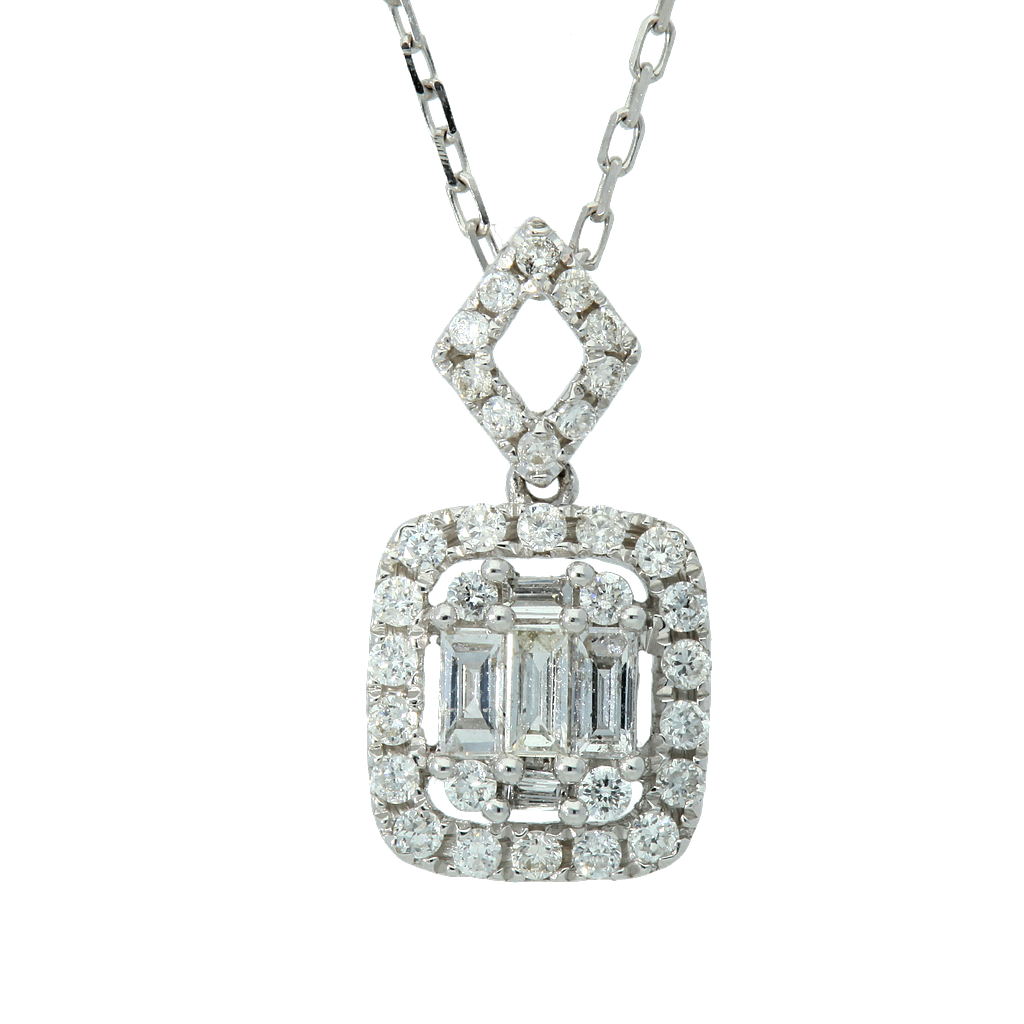 NGD389141,Necklace Gold 18K,1.7g,Dia 0.27ct,SI,GF
