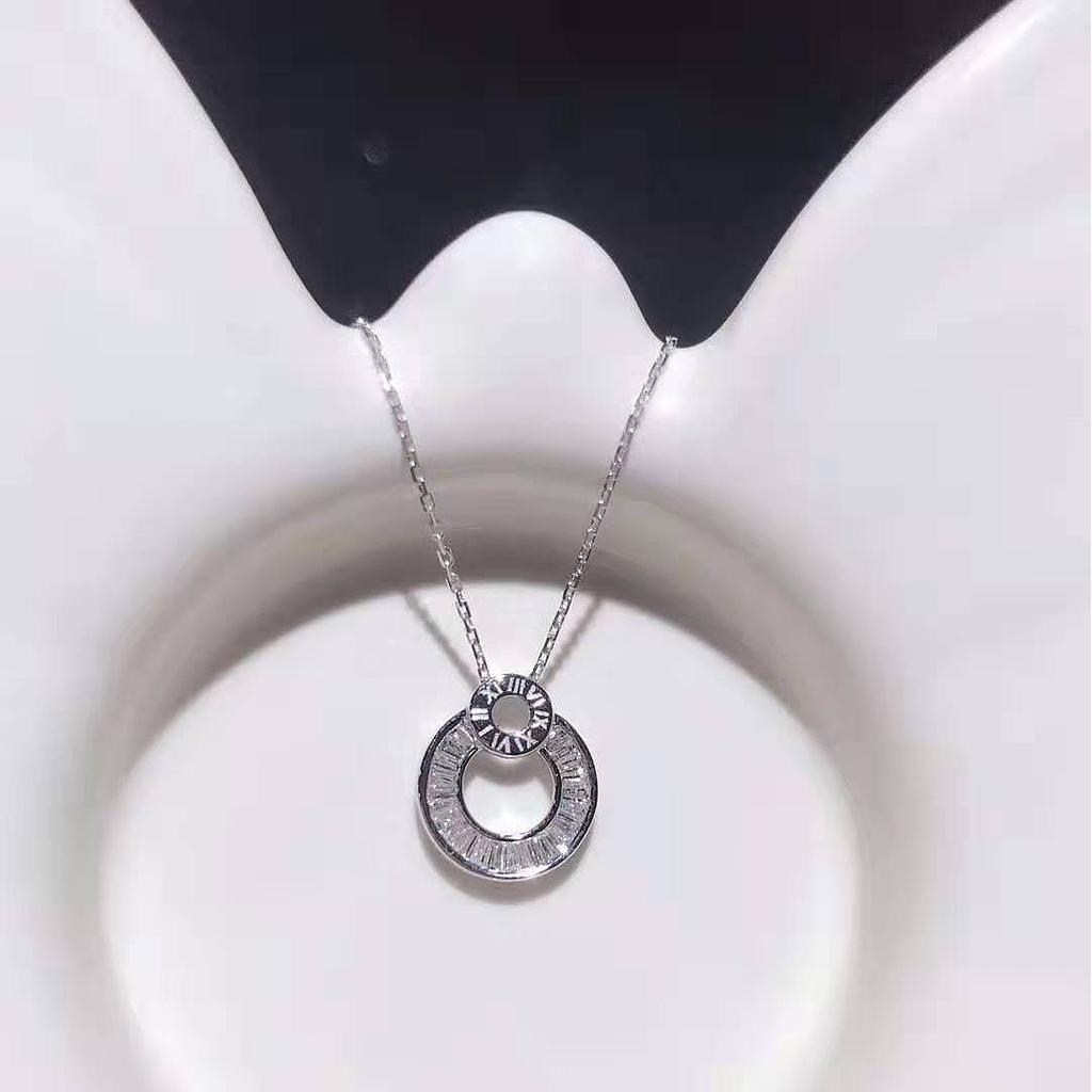 NGD248147,Necklace Gold 18K,1.6g,Dia 0.15ct,SI1,GF