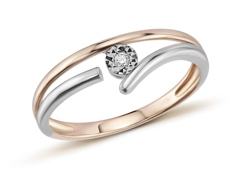 RGD147142 Ring 14K,1.8g,Dia,0.019ct,SI1,J,1 pcs