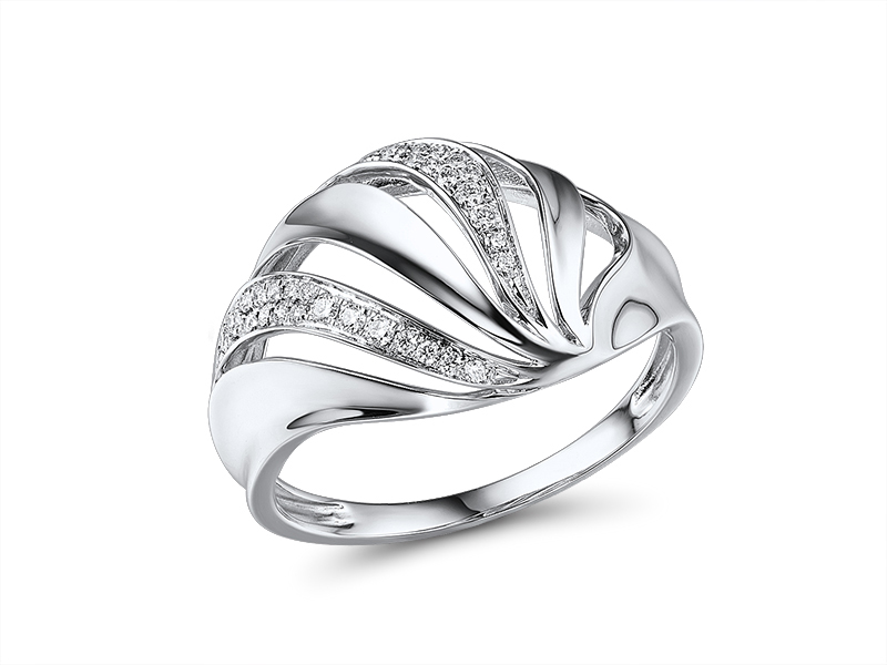 RGD435167 Ring 14K,3.1g,Dia,0.179ct,SI1,J,34pcs