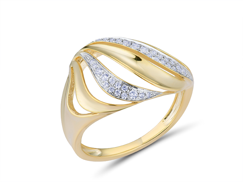 RGD435166 Ring 14K,3.1g,Dia,0.179ct,SI1,J,34pcs