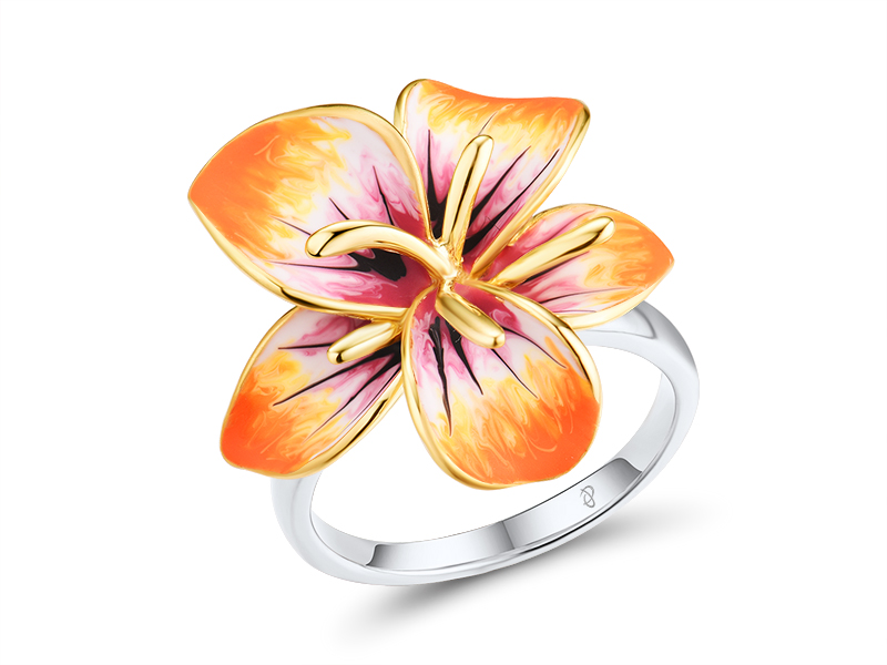 U3966,Ring Silver 925,Enamel