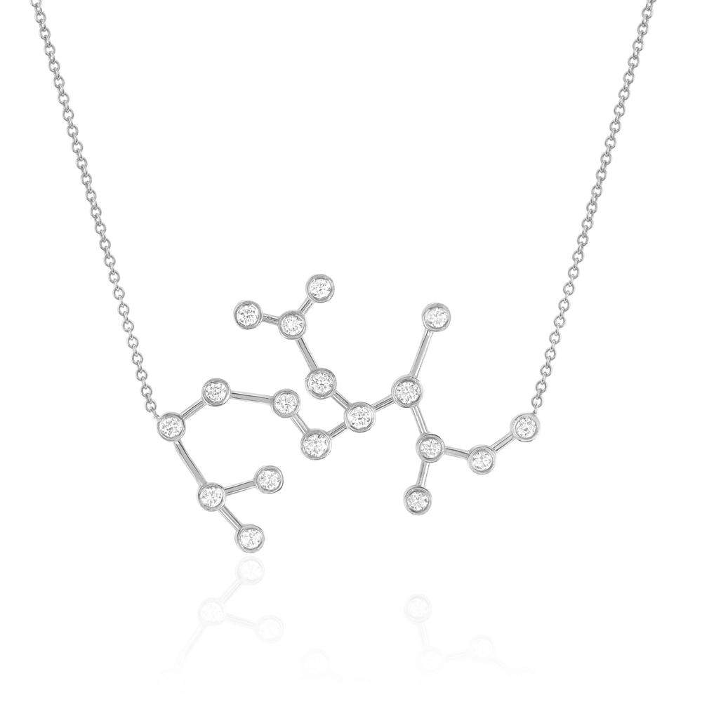 Necklace Silver 925,Zircon,Sagittarius