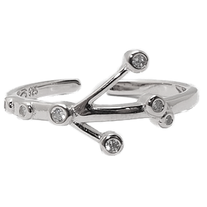 Ring Silver 925,Zircon,Cancer