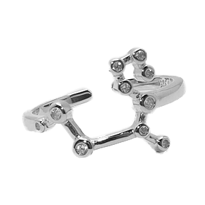 Ring Silver 925,Zircon,LEO