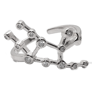 Ring Silver 925,Zircon,Virgo