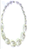 N4148, Necklace Silver 925,  White Zircon