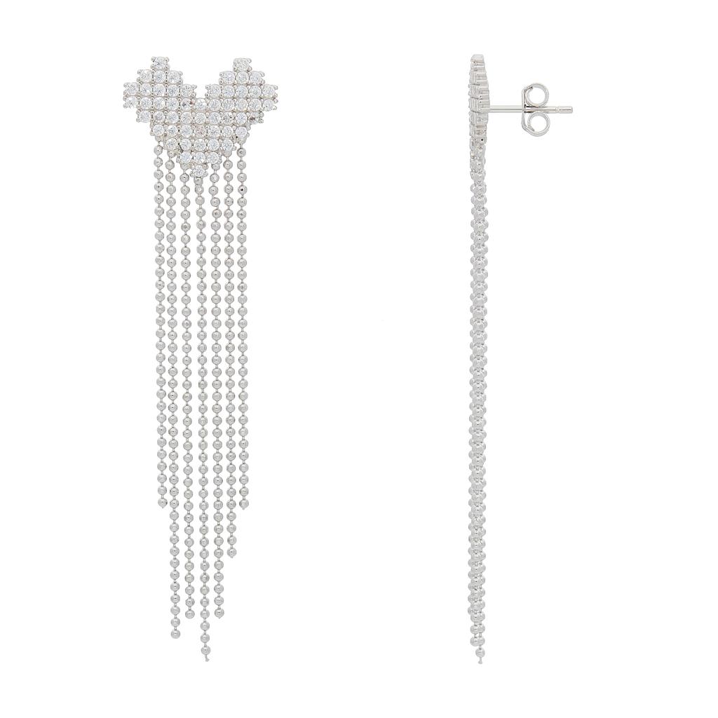 Earrings Silver 925,Zircon