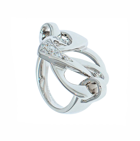 U2392, Silver Ring Cubic Zircon Stone