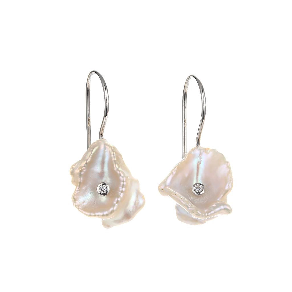 V5866.Pearls.Earrings .Silver  925