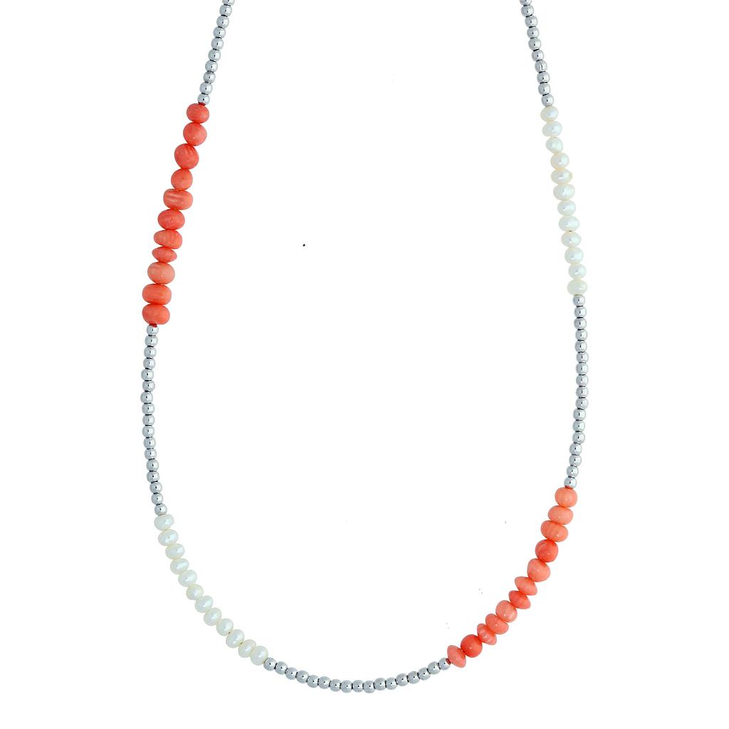 N4683, Necklace Silver 925,   fresh water pearl