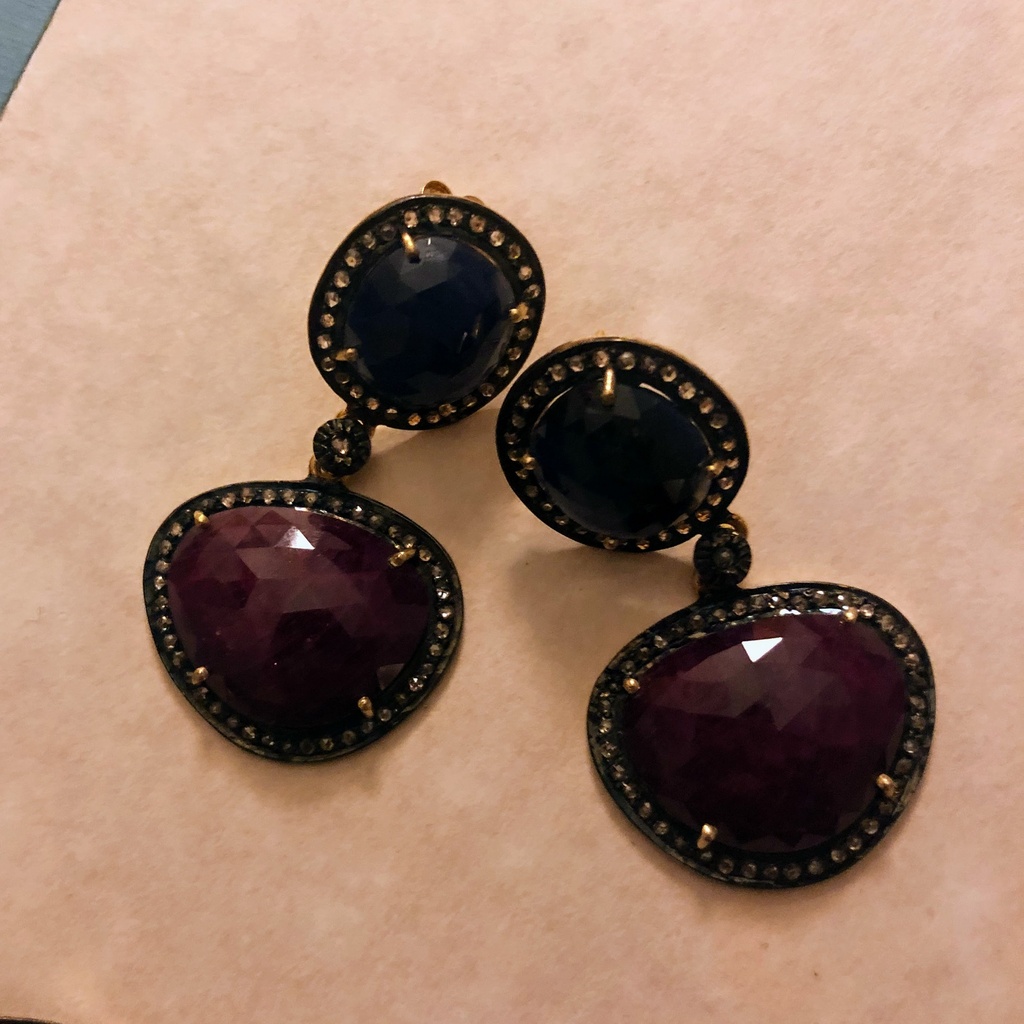 V6003,Sapphire,Ruby, Diamond,Silver 925