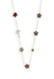 N4553, Necklace S,  Steel 316L,   IPGold,   Jasper,   fresh water pearl