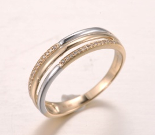 RGD00072 Ring 14K,2.6g,Dia,0.07ct,SI,H,31pcs