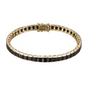 B5564,Silver 925, Cubic Zirconia, SQ 4*4mm19.5 cm