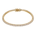 B5566,Silver 925, Cubic Zirconia, RD 3mm 19.5 cm