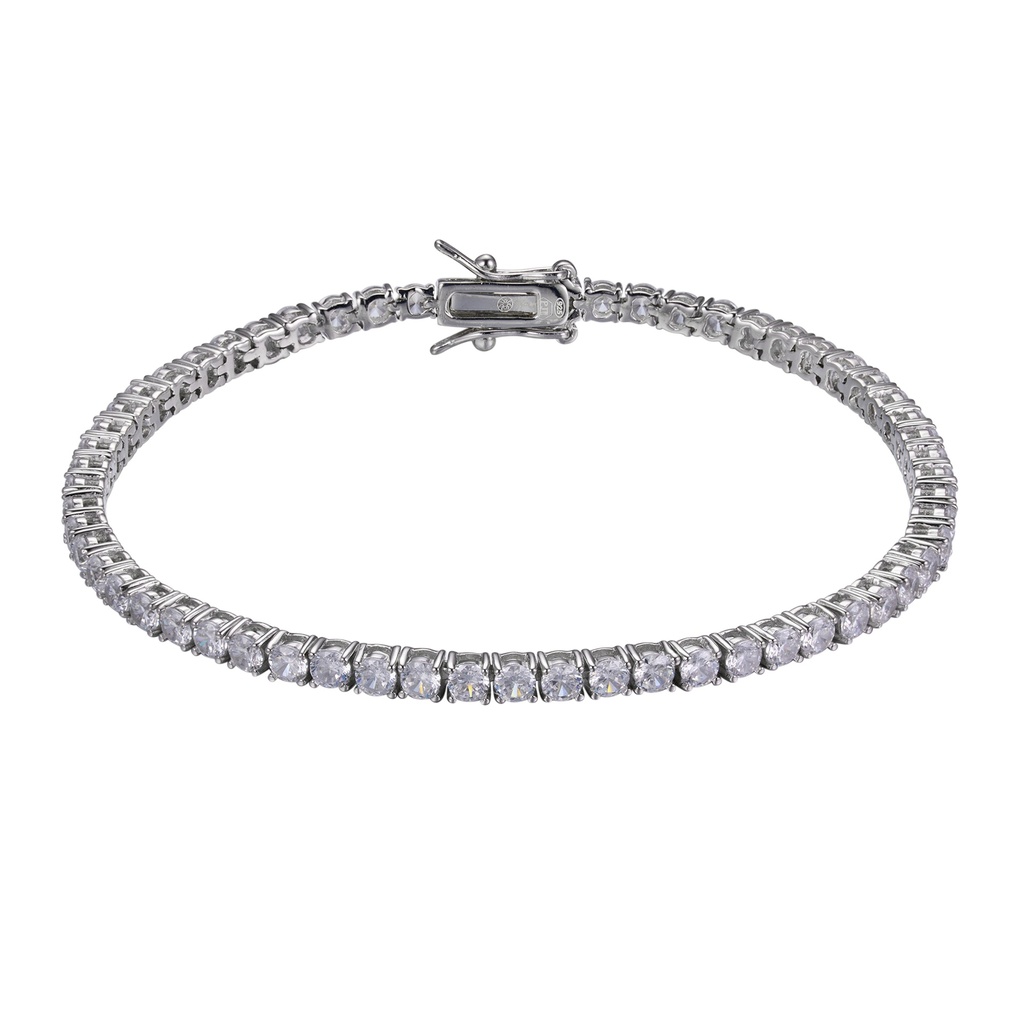 B5567,Silver 925, Cubic Zirconia, RD 3mm 19.5 cm