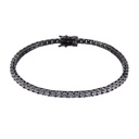 B5568,Silver 925, Cubic Zirconia, RD 3mm19.5 cm