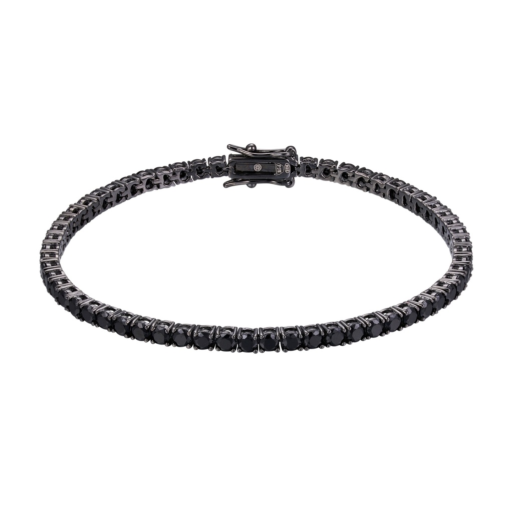 B5569,Silver 925, Cubic Zirconia,RD 3mm, 19.5 cm