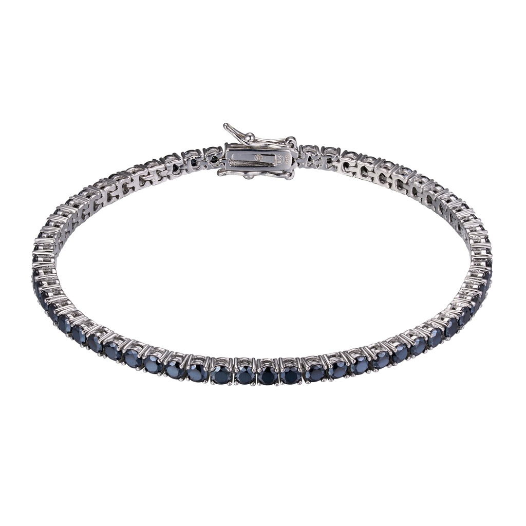 B5574, Silver 925, Cubic Ziconia, RD 3mm, 19.5 cm