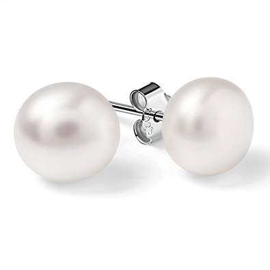 V4719, Earrings Silver 925,   Fresh water pearl 5mm