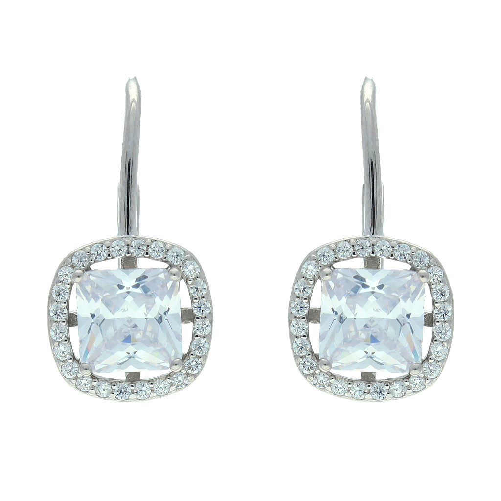 Earrings Silver 925,Zircon