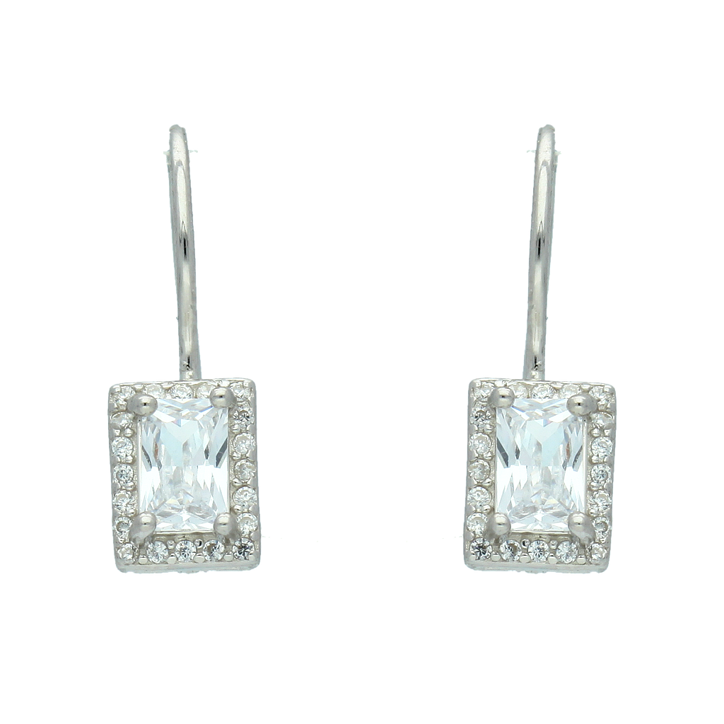 Earrings Silver 925,Zircon