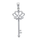 M3772, Pendant Silver 925, White Zircon
