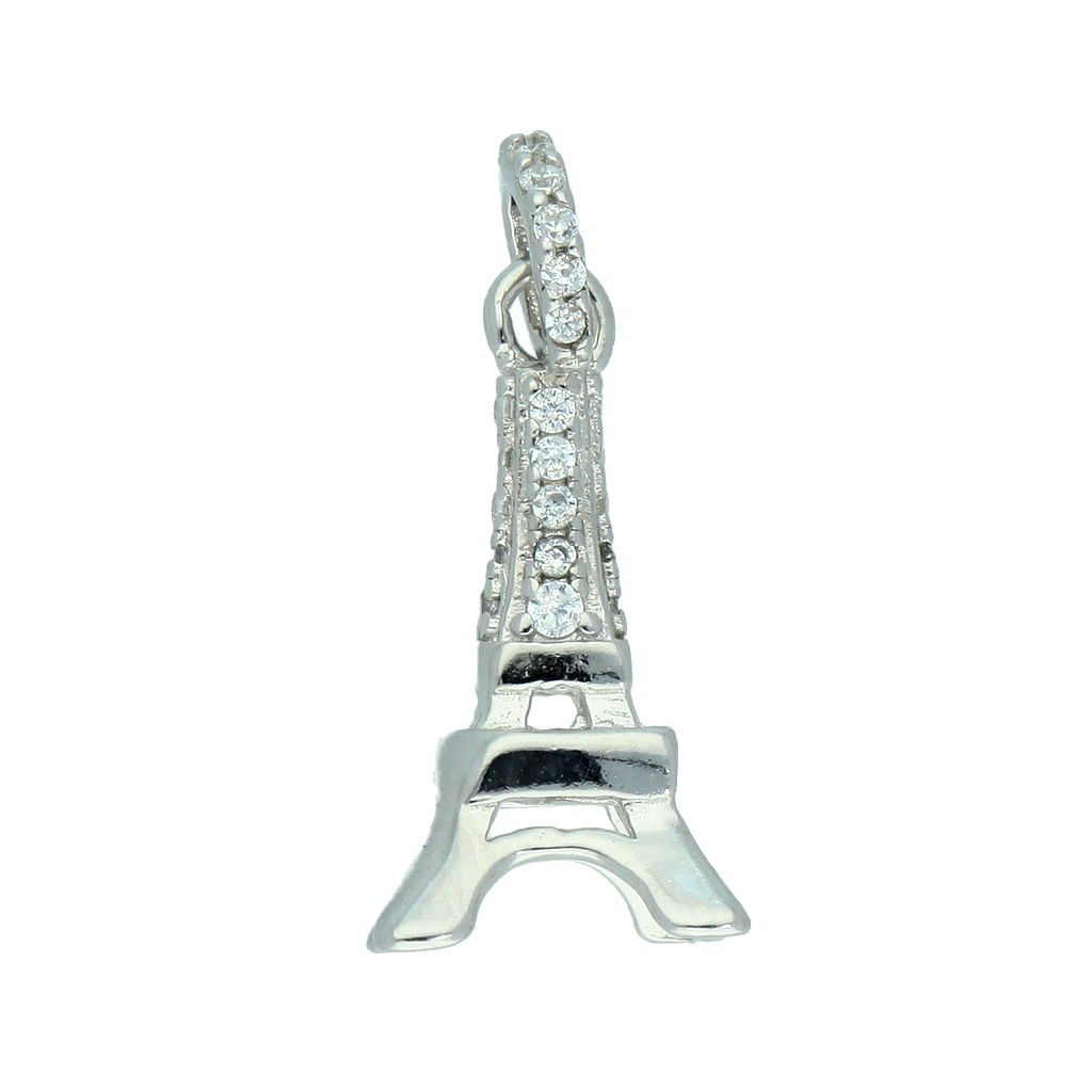 M3787, Pendant Silver 925, White Zircon