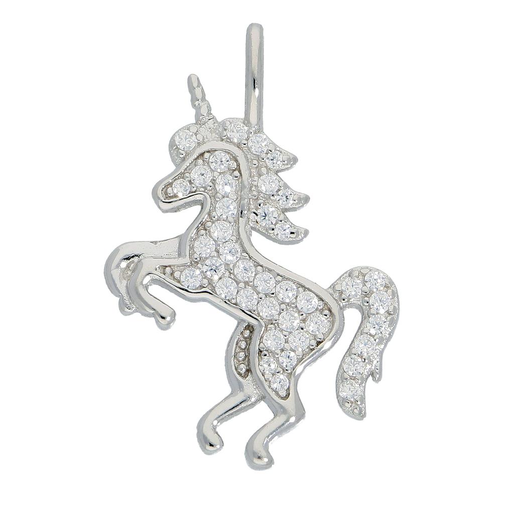 M3783, Pendant Silver 925, White Zircon