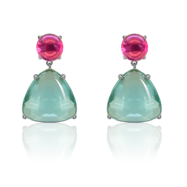 V5169, Earrings Silver 925 ,  Crystal