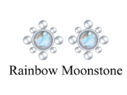 V5882,Silver 925,Rainbow Moonstone,Rhodium